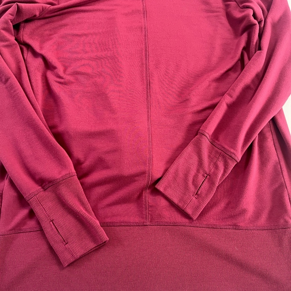 Quince Modal French Terry Cardigan Rose Pink Thumbhole Size Medium - Picture 10 of 12